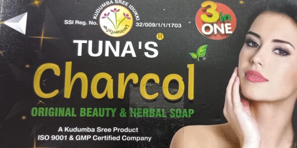 Charcoal soap- Tunas 3in one pack Kerala